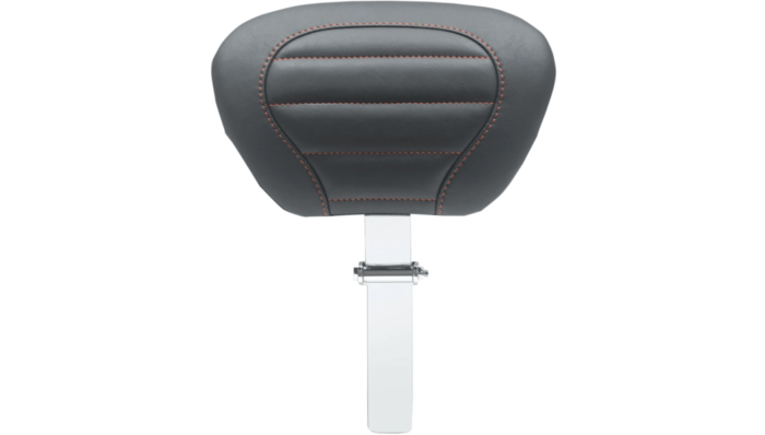 Mustang Deluxe Touring Removable Driver Backrest Red Harley Bagger Trike 2008+