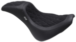 Mustang Kodlin Signature Series Squareback™ Gun Metal Seat Harley Touring 18-24