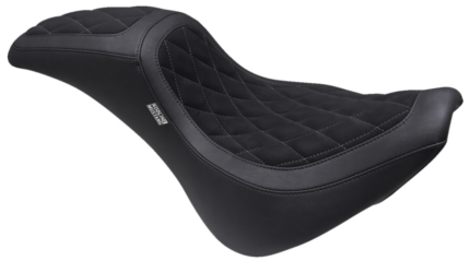 Mustang Kodlin Signature Series Squareback™ Gun Metal Seat Harley Touring 18-24