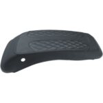 Mustang Saddlebag Black Diamond Stitch Lid Covers 14-21 Harley Touring