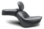 Mustang Vintage Wide Touring Seat Smooth W/ Driver Backrest 2006-2022 Vulcan 900