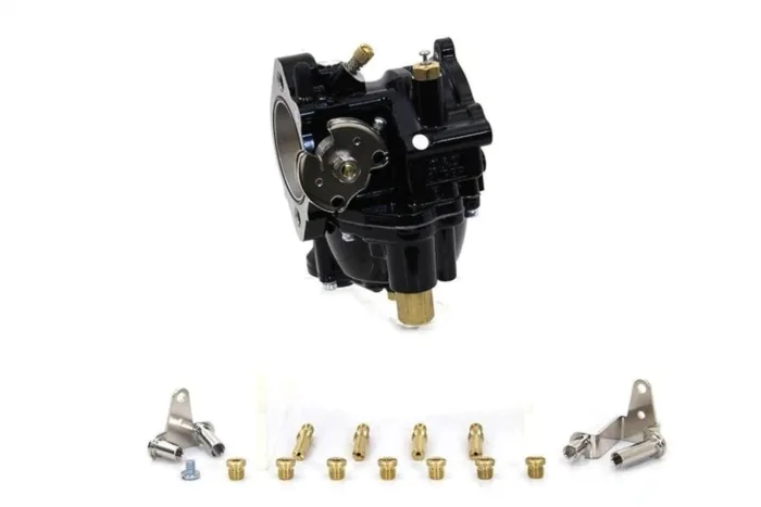 New Black S&S Super E Shorty Carb Carburetor Harley Big Twin Sportster Chopper