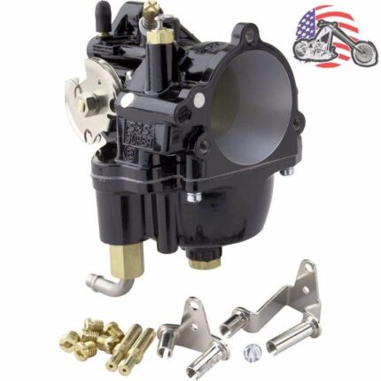 New Black S&S Super E Shorty Carb Carburetor Harley Big Twin Sportster Chopper