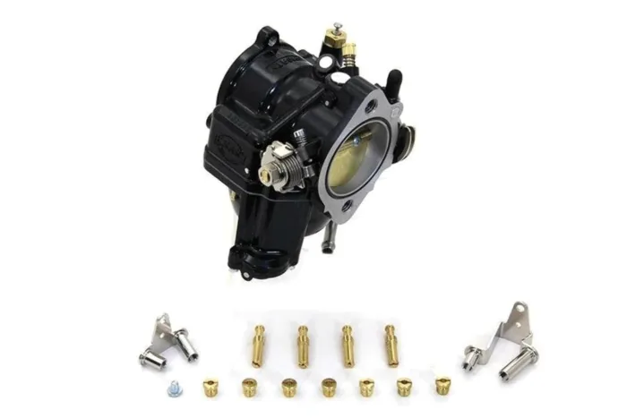 New Black S&S Super E Shorty Carb Carburetor Harley Big Twin Sportster Chopper
