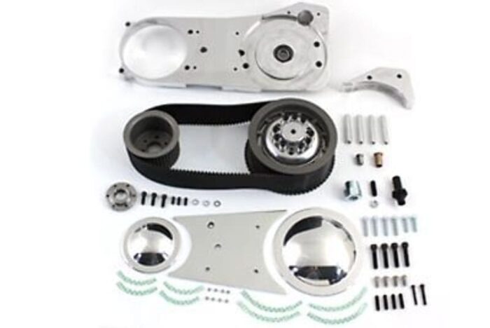 New Polished BDL LTD 3" Open Belt Drive Primary 1970-1978 Harley FX Shovelhead