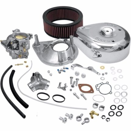 New S&S Super E Shorty Carb Carburetor Kit 1991-2003 Harley Sportster XL 11-0409