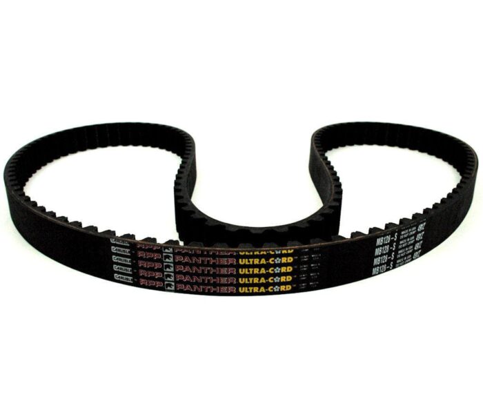 Panther 1 1/8" Rear Drive Belt Rubber 128 Tooth Harley Sportster XL 883 1200