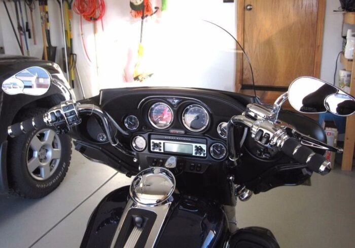 Paul Yaffe Chrome 10 Classic Ape Hanger Handlebars Harley Touring Dresser Bagger