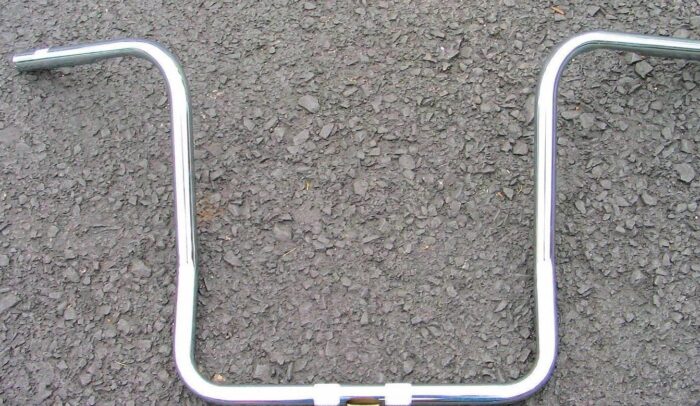 Paul Yaffe Chrome 12" Classic Ape Hanger Handlebars Harley Touring Bagger 96-20
