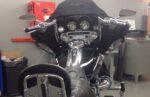 Paul Yaffe Chrome 8" Monkey Bagger Bar Handlebar Ape Hanger Harley Batwing FLHT