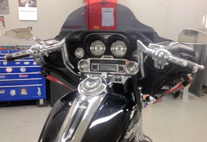 Paul Yaffe Chrome 8" Monkey Bagger Bar Handlebar Ape Hanger Harley Batwing FLHT