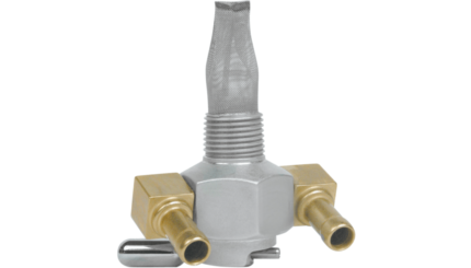 Pingel Power-Flow Dual Outlet 3/8 NPT Petcock Fuel Valve 90° Suzuki GSX 86-99