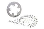 Polished Stainless Custom Enforcer Front Brake Rotor Pair Set 14+ Harley Touring