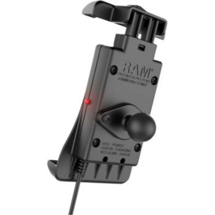 Ram Mount Quick-Grip Waterproof Wireless Phone Charging Cradle Suction Cup Mount