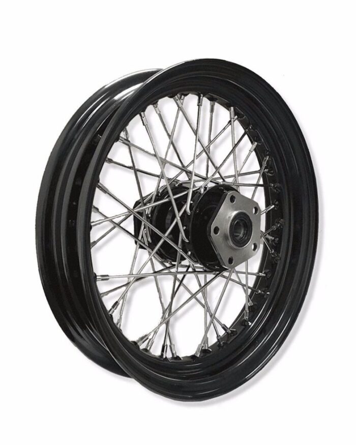 Rear 16 x 3 40 Spoke Black Rim Hub Wheel Harley Sportster Dyna FXR 1979-1999 FX
