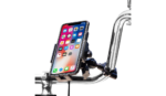 Reda Black Handlebar Ball Mount Phone Holder Inductive Wireless Charger Harley