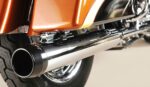 Rinehart Chrome 3.5" Slip-On Black Tip Mufflers Exhaust 1995-2009 Harley Touring