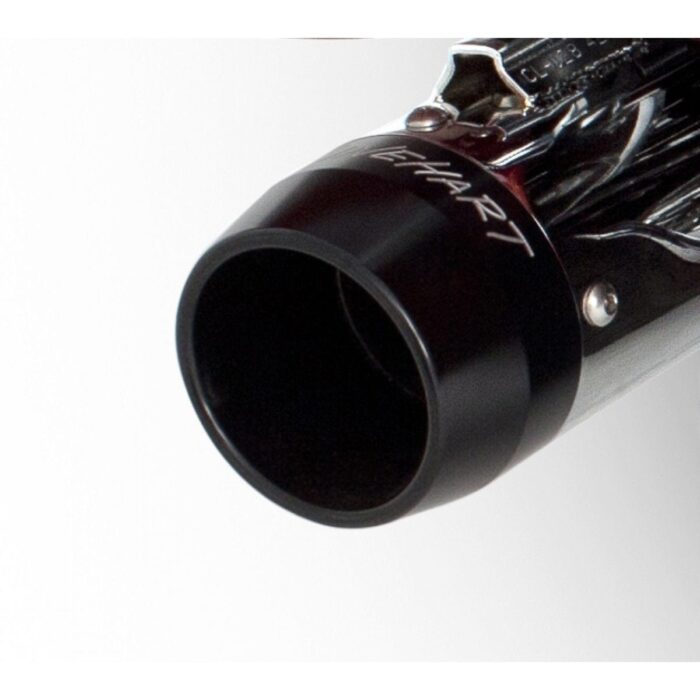 Rinehart Chrome 3.5" Slip-On Black Tip Mufflers Exhaust 1995-2009 Harley Touring