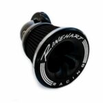 Rinehart Moto 90° Velocity Air Cleaner Kit Black FBW Harley Big Twin Cam 08-16