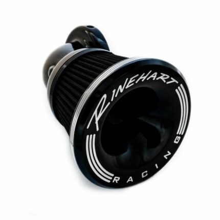 Rinehart Moto 90° Velocity Air Cleaner Kit Black FBW Harley Big Twin Cam 08-16