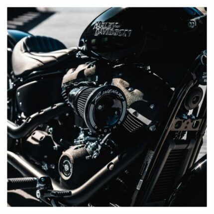 Rinehart Moto 90° Velocity Air Cleaner Kit Chrome Harley Touring Softail 17+ M8