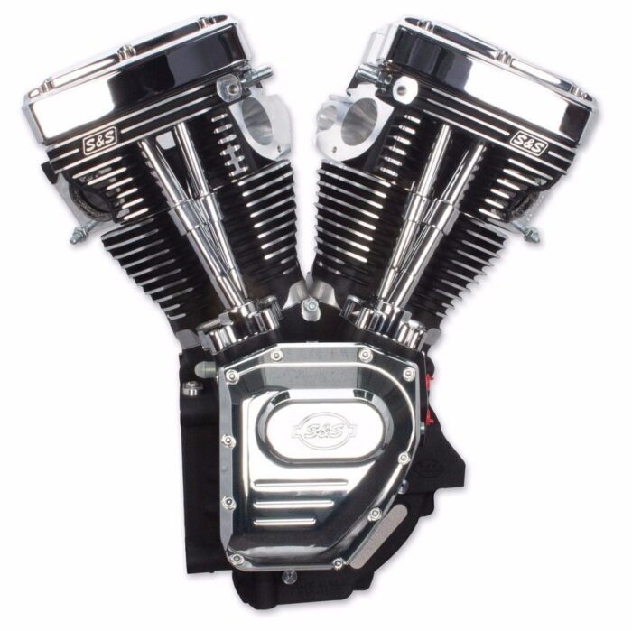 S&S Black & Chrome T111 111" Motor Engine Long Block 99-06 Harley Twin Cam TC88A