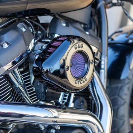 S&S Cycle Black Air Stinger Stealth Cleaner Filter 2017+ Harley Touring Softail