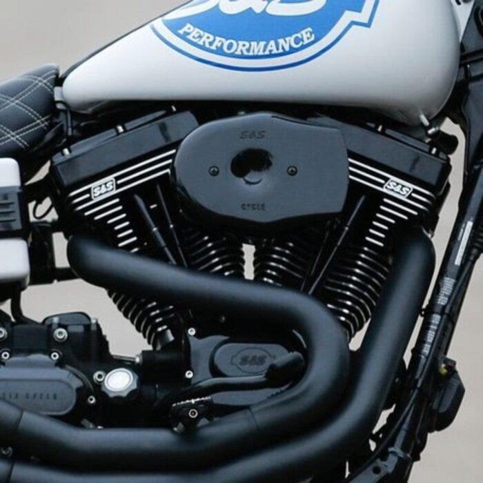S&S Cycle Black Stealth Tribute Air Cleaner Intake Kit Harley Big Twin 2001-2017