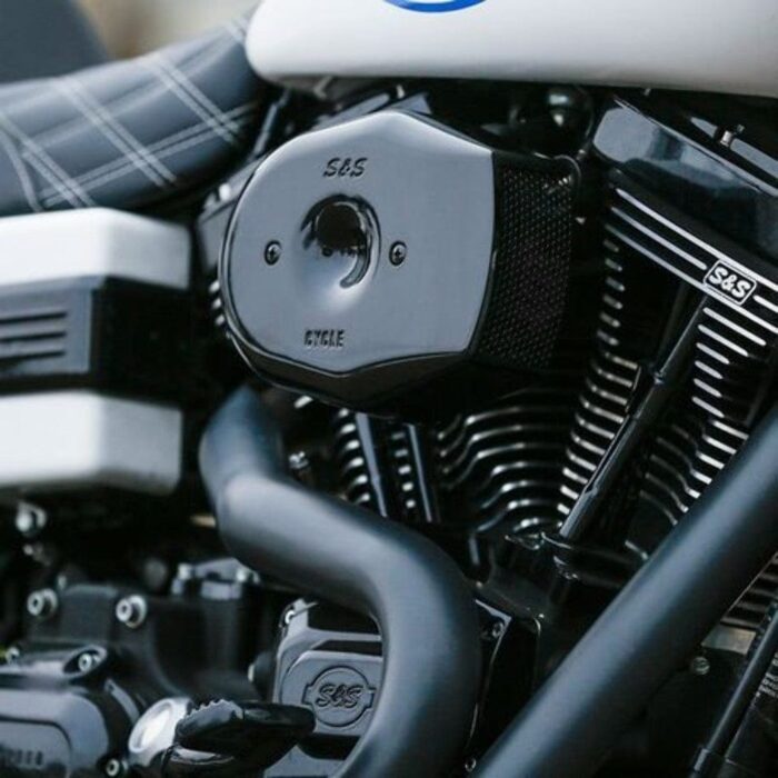 S&S Cycle Black Stealth Tribute Air Cleaner Intake Kit Harley Big Twin 2001-2017