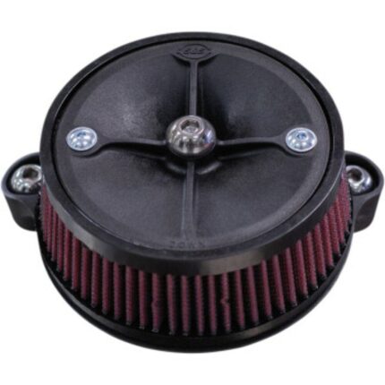 S&S Stealth Air Cleaner Kit Black Hi Flow Intake Assembly Harley Touring Softail