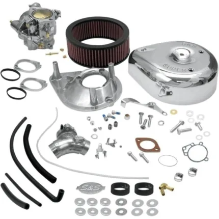 S&S Super E Carb Carburetor Air Filter Complete Kit Evolution Big Twin Harley