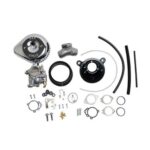 S&S Super G Carb Stealth Air Cleaner Kit Chrome Teardrop Harley Big Twin 84-99