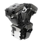 S&S T143 143" Black Edition Long Block Engine Motor Harley 96-103 Twin Cam 07-16