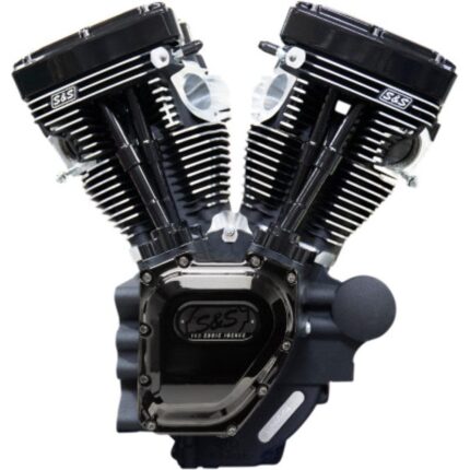S&S T143 143" Black Edition Long Block Engine Motor Harley 96-103 Twin Cam 07-16