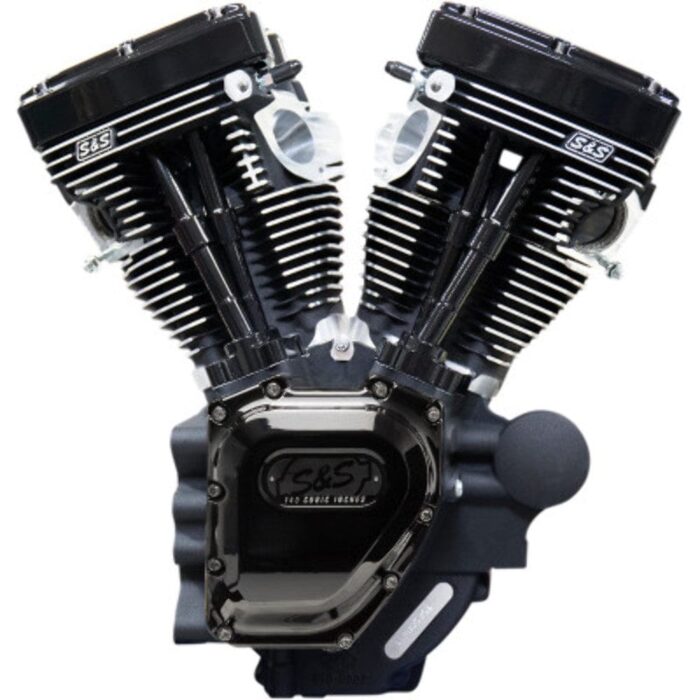 S&S T143 143" Black Edition Long Block Engine Motor Harley 96-103 Twin Cam 07-16