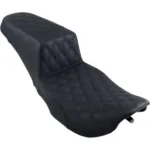 Saddlemen Black Full Lattice Stitch Step 2 Up Seat Harley 97-07 Touring FLHR/X