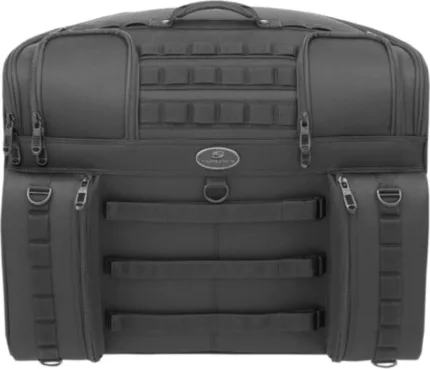 Saddlemen BR4100 Tactical Back Seat Bag Universal Touring Luggage Dresser Bagger