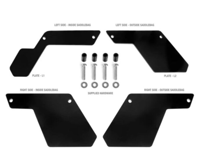 Saddlemen DXT Saddlebags with Mounting Bracket Kit Harley Softail 2018+