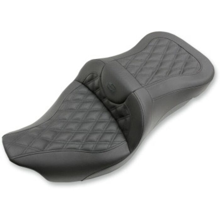 Saddlemen Extended Reach Road Sofa Lattice Stitch 2 Up Seat Harley Touring 08+
