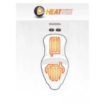 Saddlemen Roadsofa Extended Seat Black 2-Up Gel Heat Harley Touring 99-07