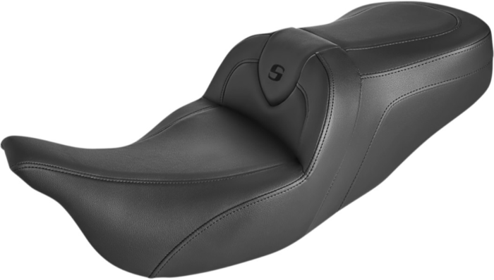 Saddlemen Roadsofa Standard Seat Black 2-Up Gel Foam 31" Harley Touring 08+