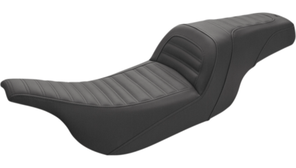 Saddlemen Slim Roll & Pleat 2-Up Seat Black 32" Gelcore Touring Bagger 99-07