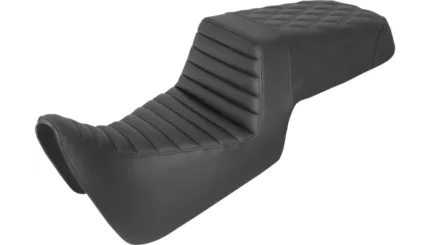 Saddlemen Step 2-Up Seat Front TR Rear LS Foam Black Harley Pan America 21+