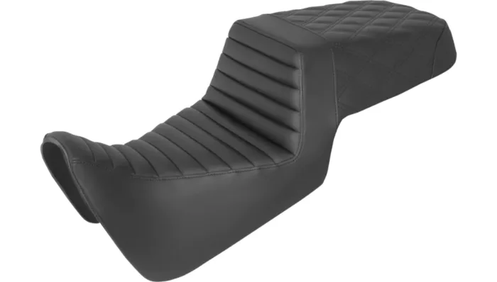Saddlemen Step 2-Up Seat Front TR Rear LS Foam Black Harley Pan America 21+