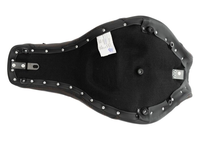 Saddlemen Step Up 2 Up Black Lattice Stitch Seat M8 Harley 18+ Softail FXLR FLSB