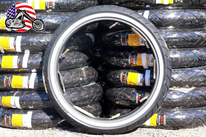 Shinko 777 HD 120/70-21 White Wall Whitewall Front Tire Harley Touring Bagger