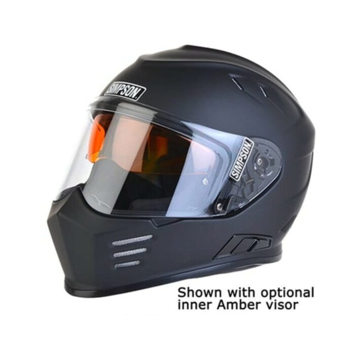 Simpson Ghost Bandit Flat Black Motorcycle DOT Full-face Helmet - Various Sizes