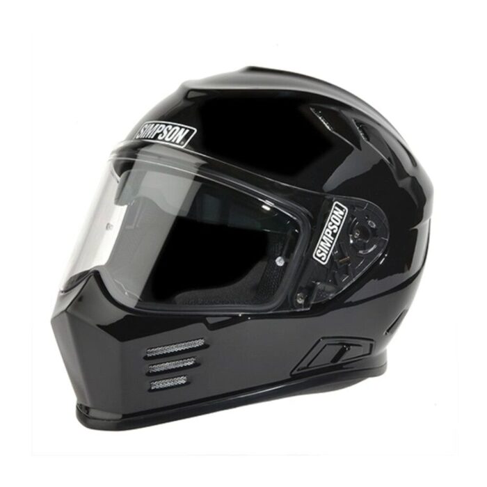 Simpson Ghost Bandit Gloss Black Motorcycle DOT Full-face Helmet - Various Sizes