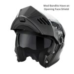 Simpson Mod Bandit Flat Black Motorcycle DOT Full-face Helmet - Various Sizes