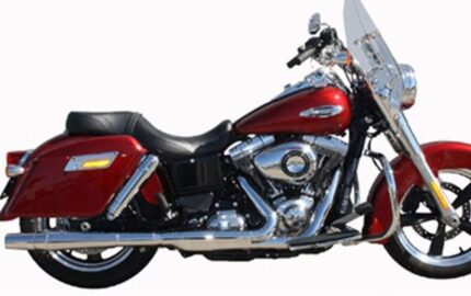 Thunderheader Chrome Slip On Exhaust Pipe Muffler Harley Dyna FLD FXDL 12-17